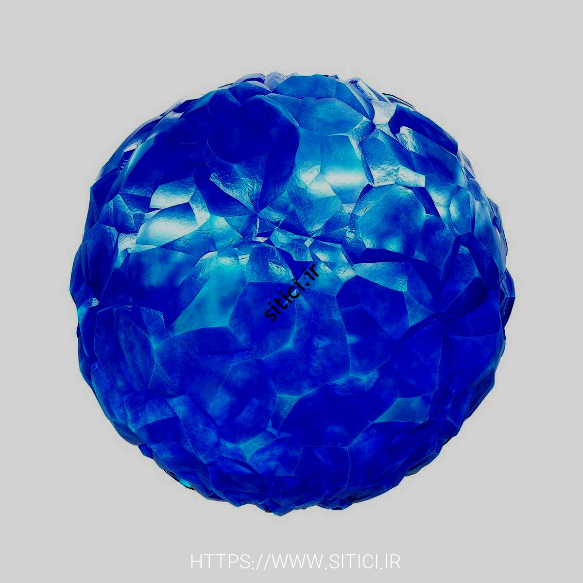 Blue Crystal PBR Texture