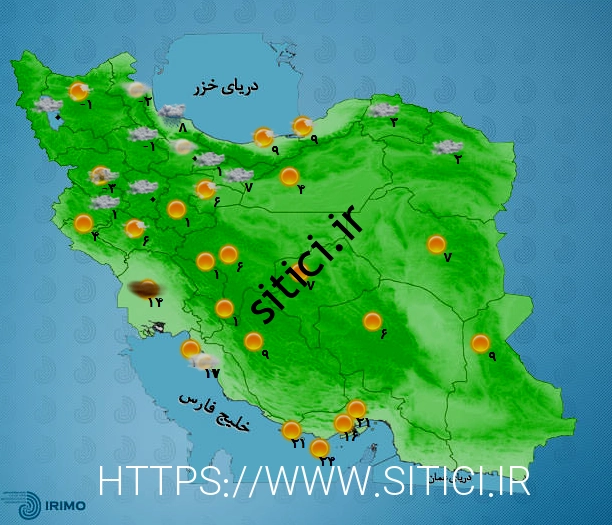 ضیش‌بینی وضییت آب و ووای تهران فردا پنجشنبه ۲۸ بهمن ۱۴۰۰ ////